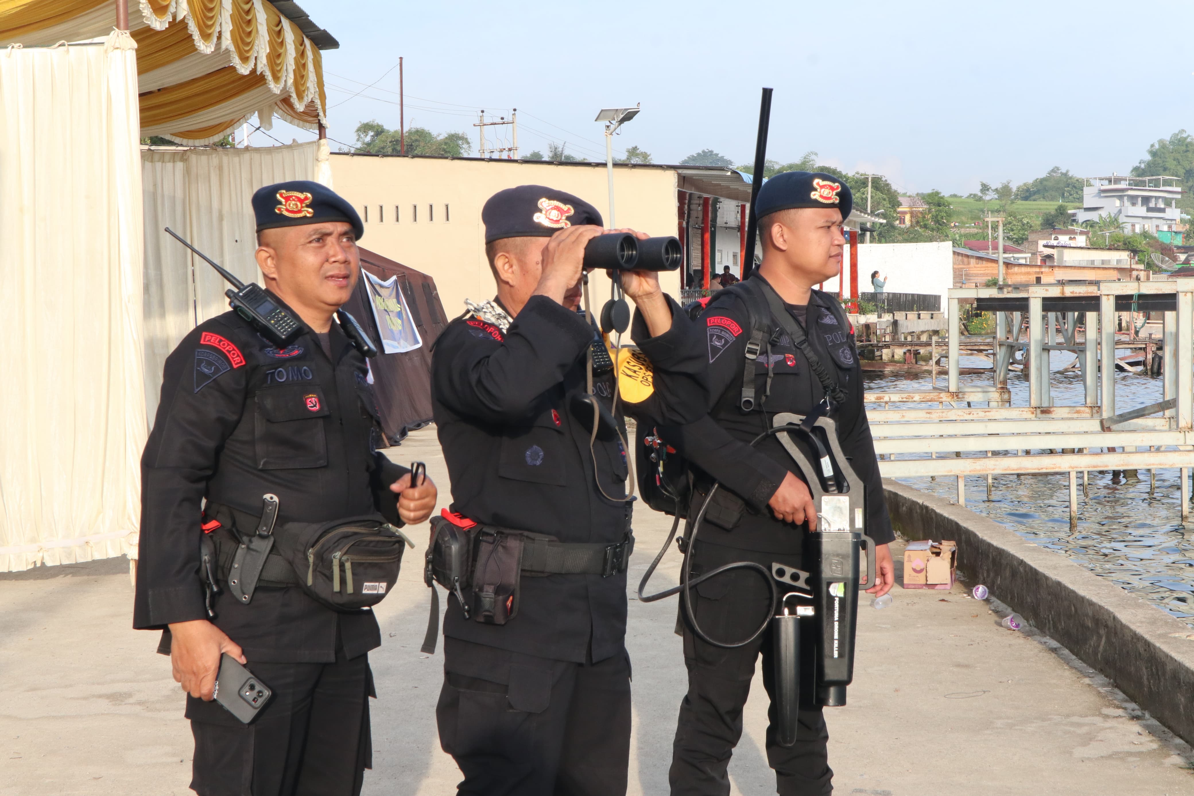 Brimob Polda Sumut Lumpuhkan Drone Liar di Event F1 Powerboat