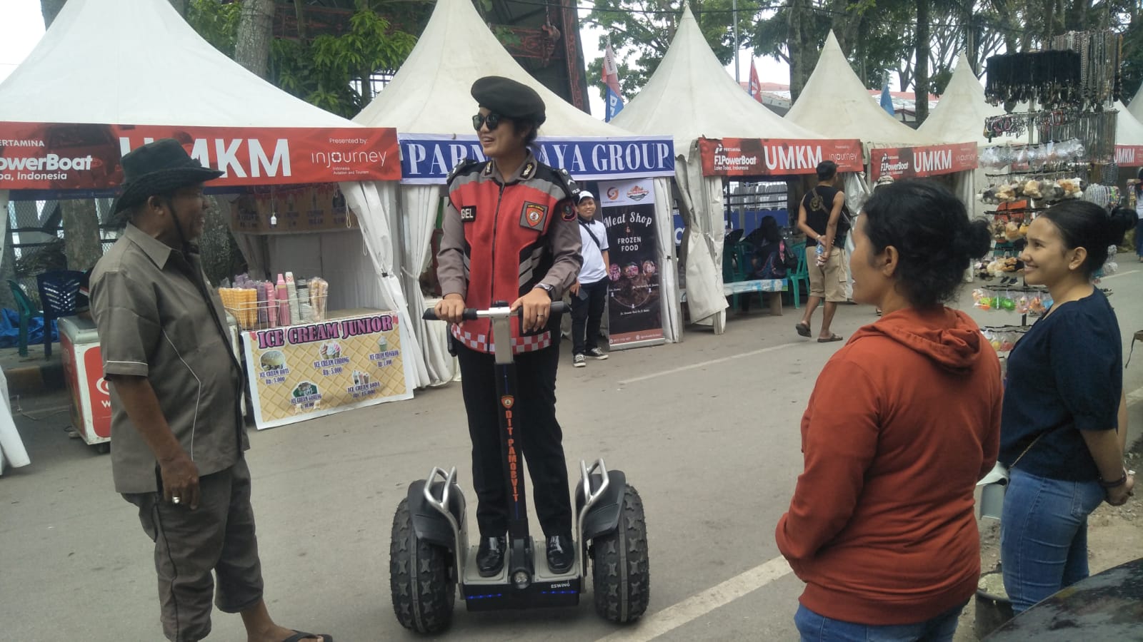 F1 Powerboat, Polda Sumut Turunkan Seg Way Fasilitas Pengamanan