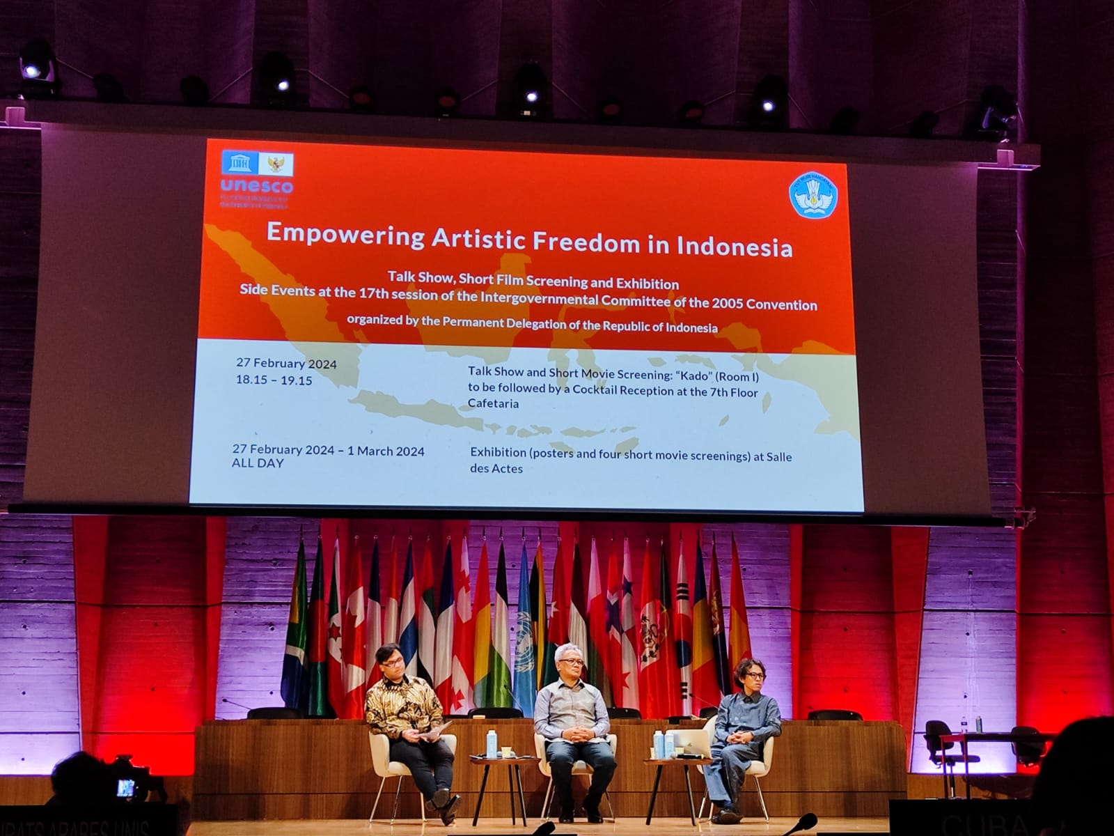Kantor Pusat UNESCO Paris Gelar Kegiatan Mengusung Penguatan Ekosistem Film di Indonesia