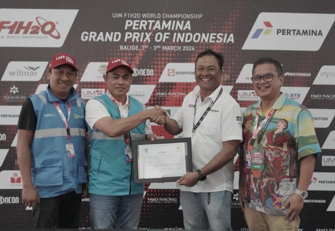 Pertama di Pulau Sumatera, Kejuaraan Dunia F1 Powerboat 2024 Resmi Gunakan Renewable Energy Certificate