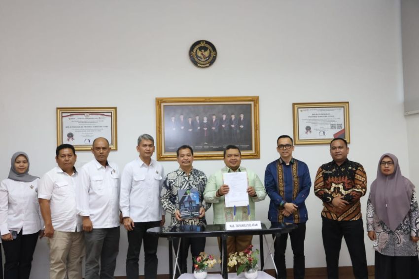 Pemkab Tapsel Terbaik lll Pengelolaan Dana Desa Tahun 2023
