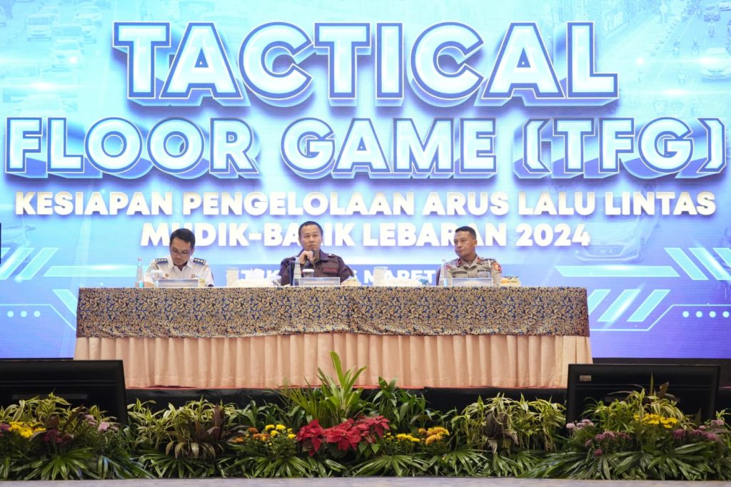 Korlantas Polri Gelar TFG Kesiapan Arus Lalu Lintas Lebaran 2024