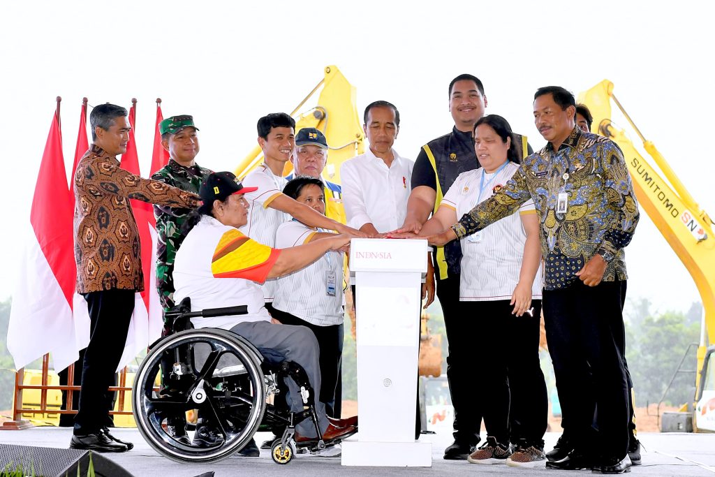 Presiden Jokowi Ground Breaking Pusat Pelatihan Paralimpiade di Karanganyar
