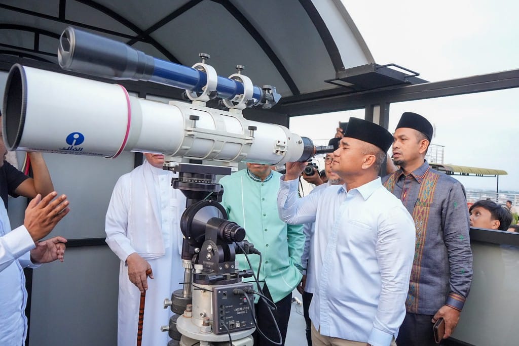 Wali Kota Medan Pantau Hilal Awal Ramadan Tahun 1445 H