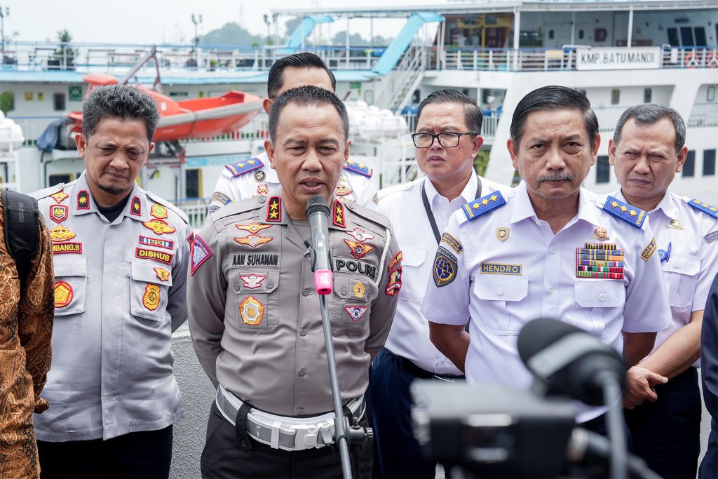 Korlantas Polri Siapkan Rekayasa Lalin di Pelabuhan Merak