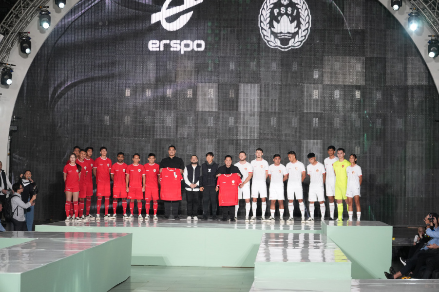 Timnas Indonesia Rilis Jersey Baru