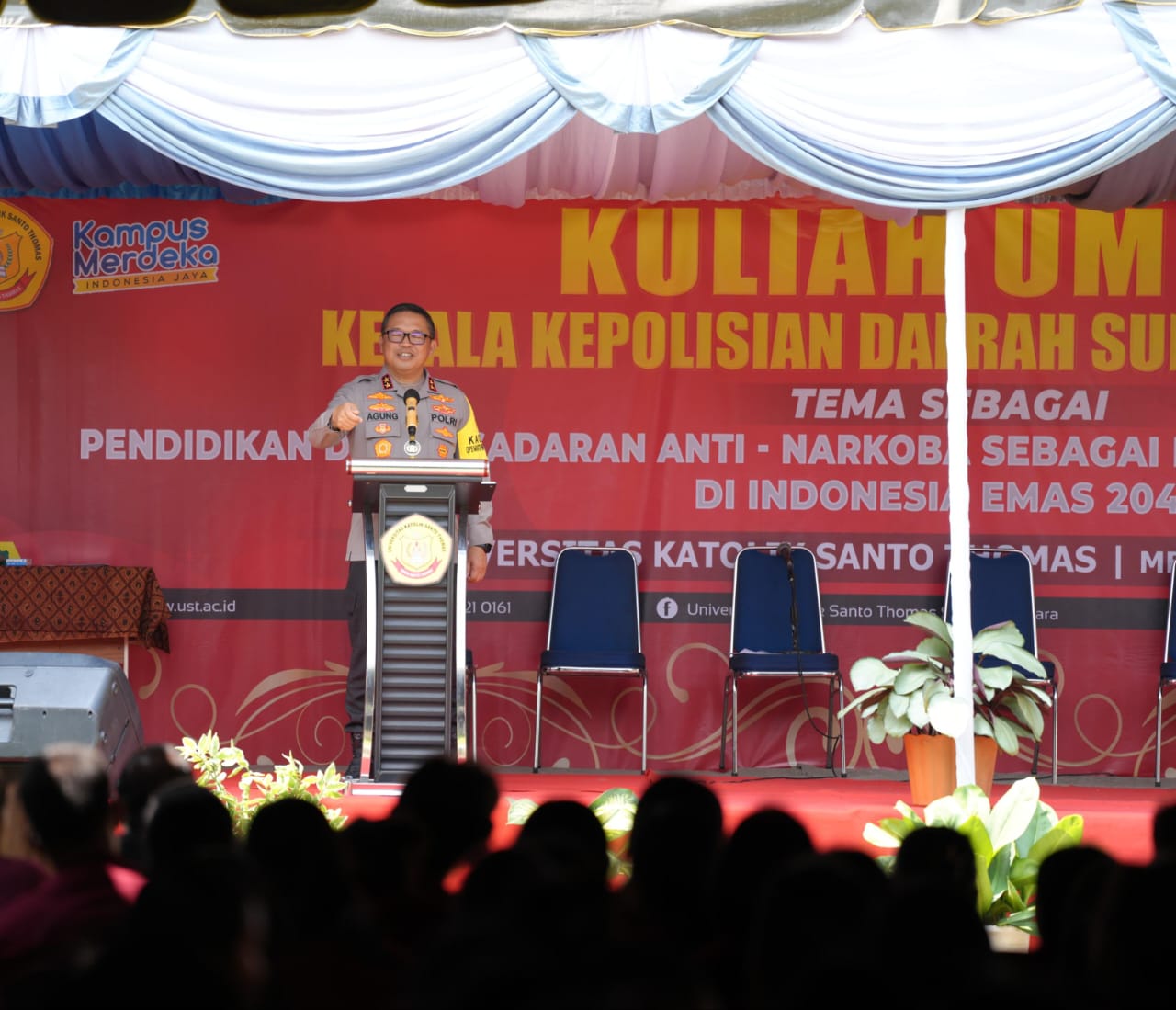 Kapolda Sumut Berikan Kuliah Umum Bahaya Narkoba