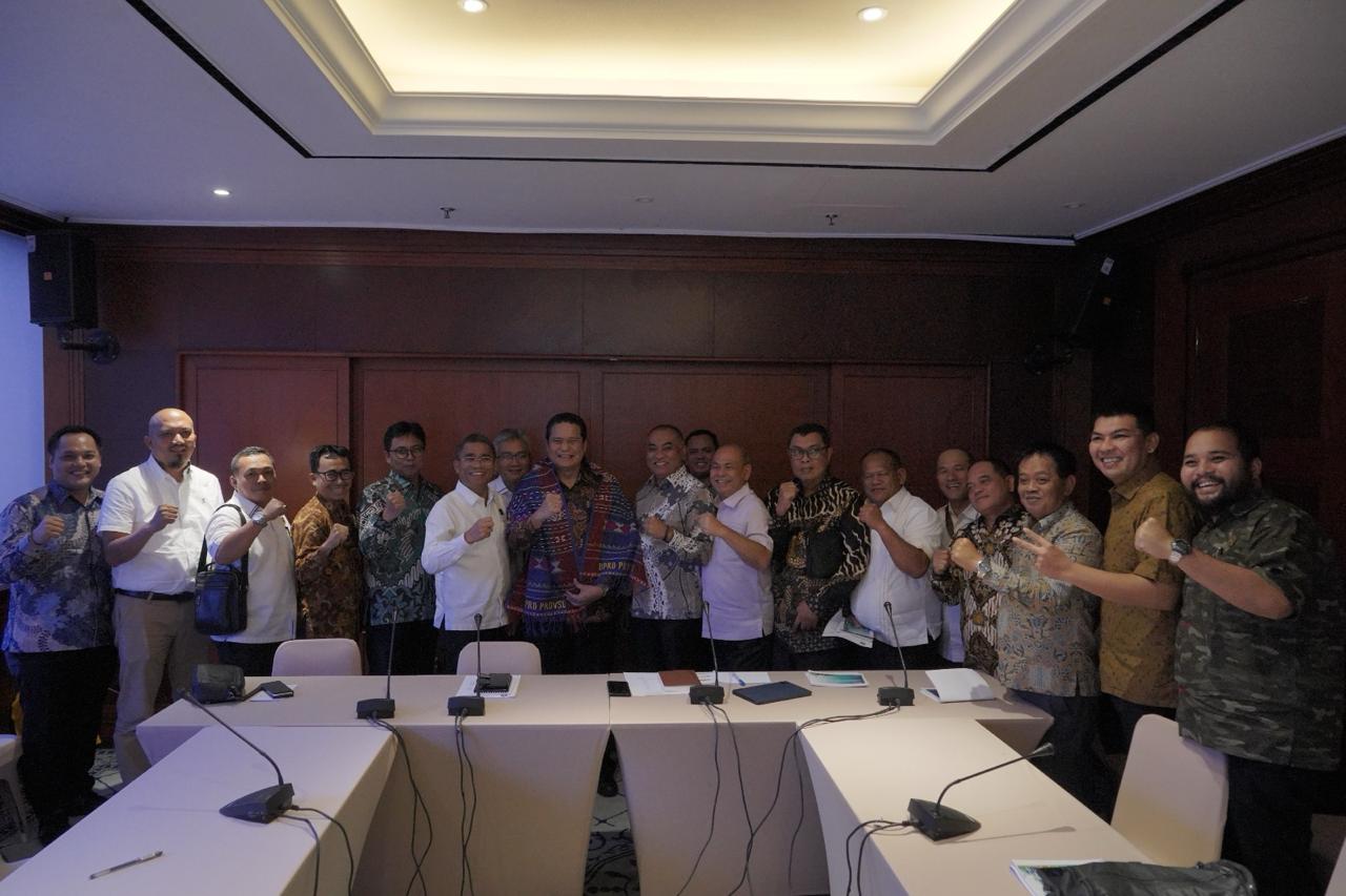 EVP dan Manajemen PLN UIP SBU Sambut Kunker Komisi D DPRD Sumut di PLN Pusat