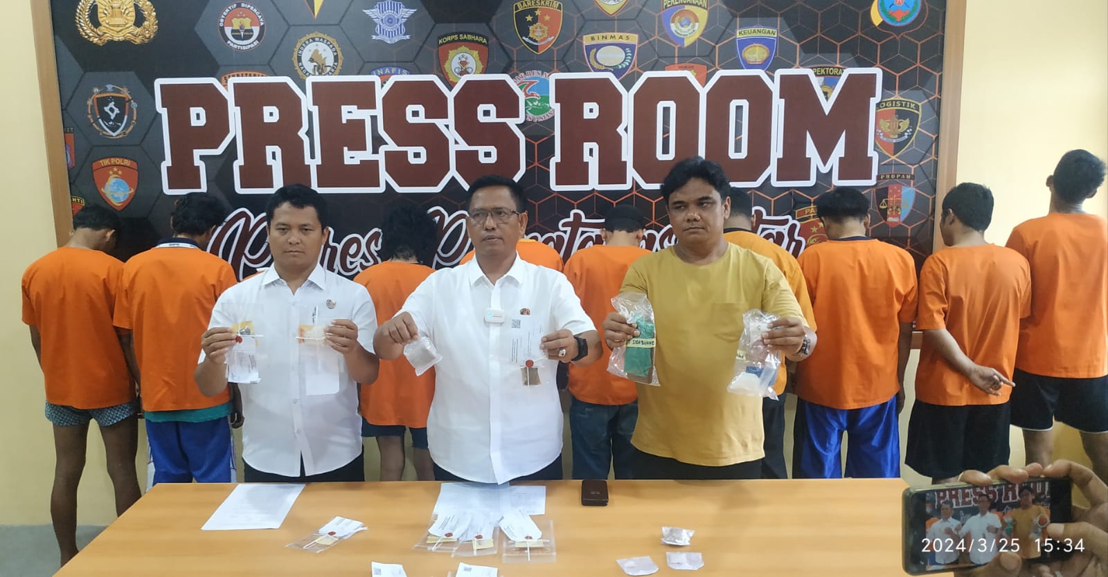 36 Tersangka Diamankan Polres Pematangsiantar