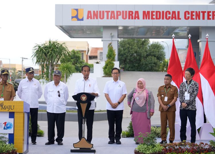 Presiden Resmikan Anutapura Medical Center, Gedung Tahan Gempa Pertama di Indonesia Timur