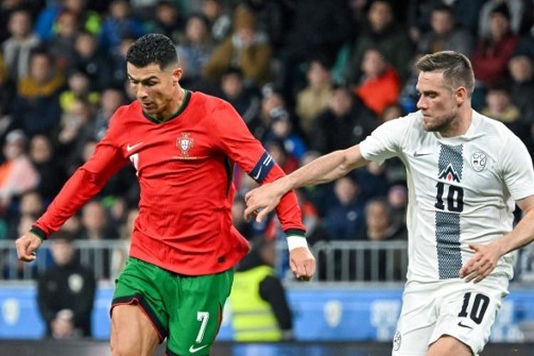 Lawan Slovenia, Portugal Telan Kekalahan 0-2