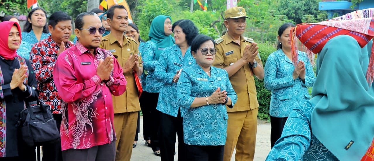 PKK Sumut Evaluasi Desa Percontohan Bangga Kencana Kesehatan di Simalungun