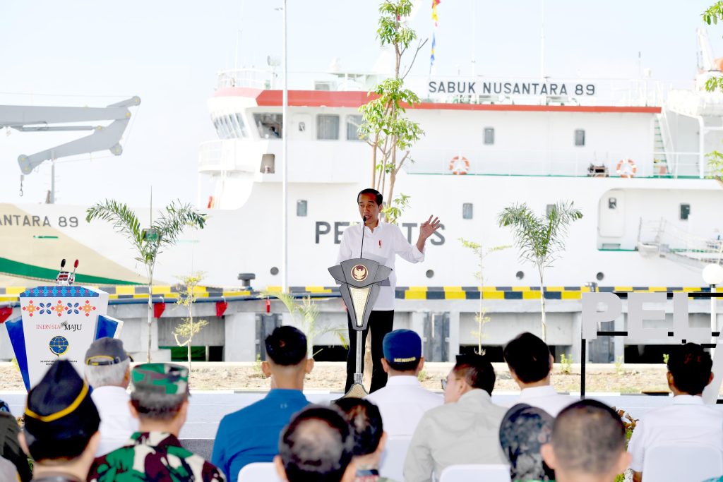 Presiden Jokowi Resmikan Rehabilitasi Pelabuhan Wani dan Pantoloan