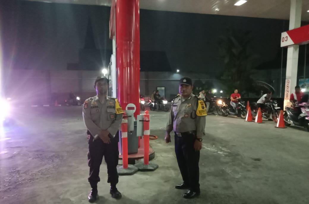Polres Pematangsiantar Monitoring BBM di SPBU
