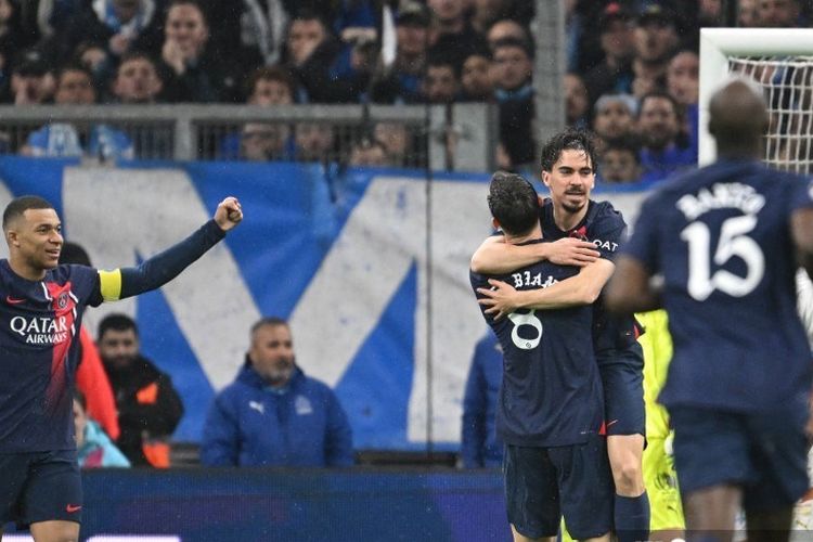 PSG Kalahkan Olympique Marseille 2-0