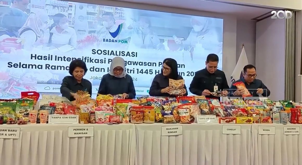 BPOM RI Temukan 17 Ribu Produk Pangan Tanpa Izin Edar Dijual Online