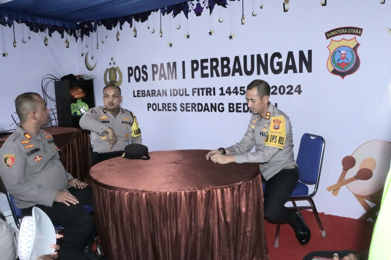 Jelang Idul Fitri 1445 H, Kapolres Sergai Cek Pospam dan Posyan