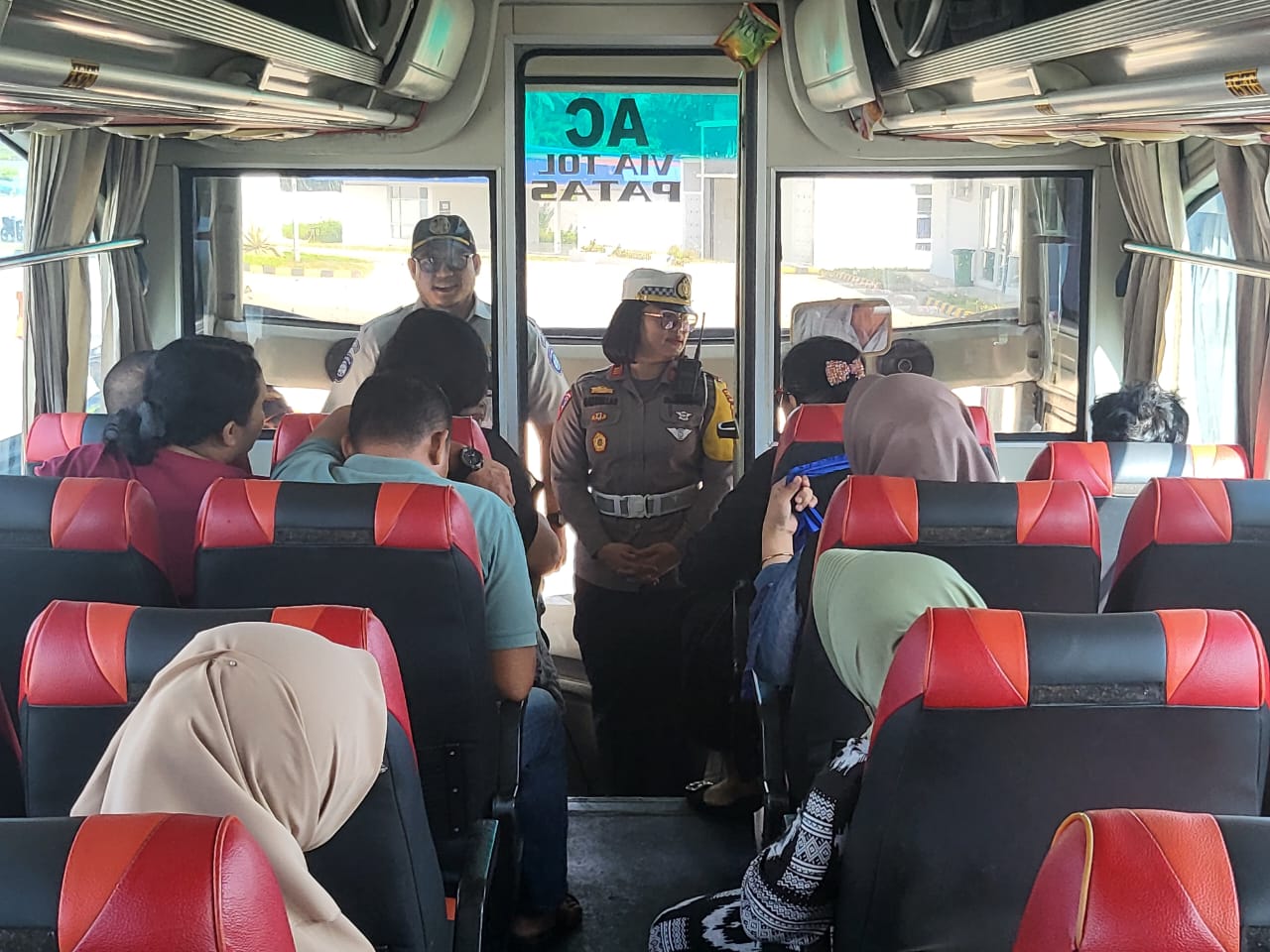 Polres Pematangsiantar Cek Kelayakan Angkutan Umum