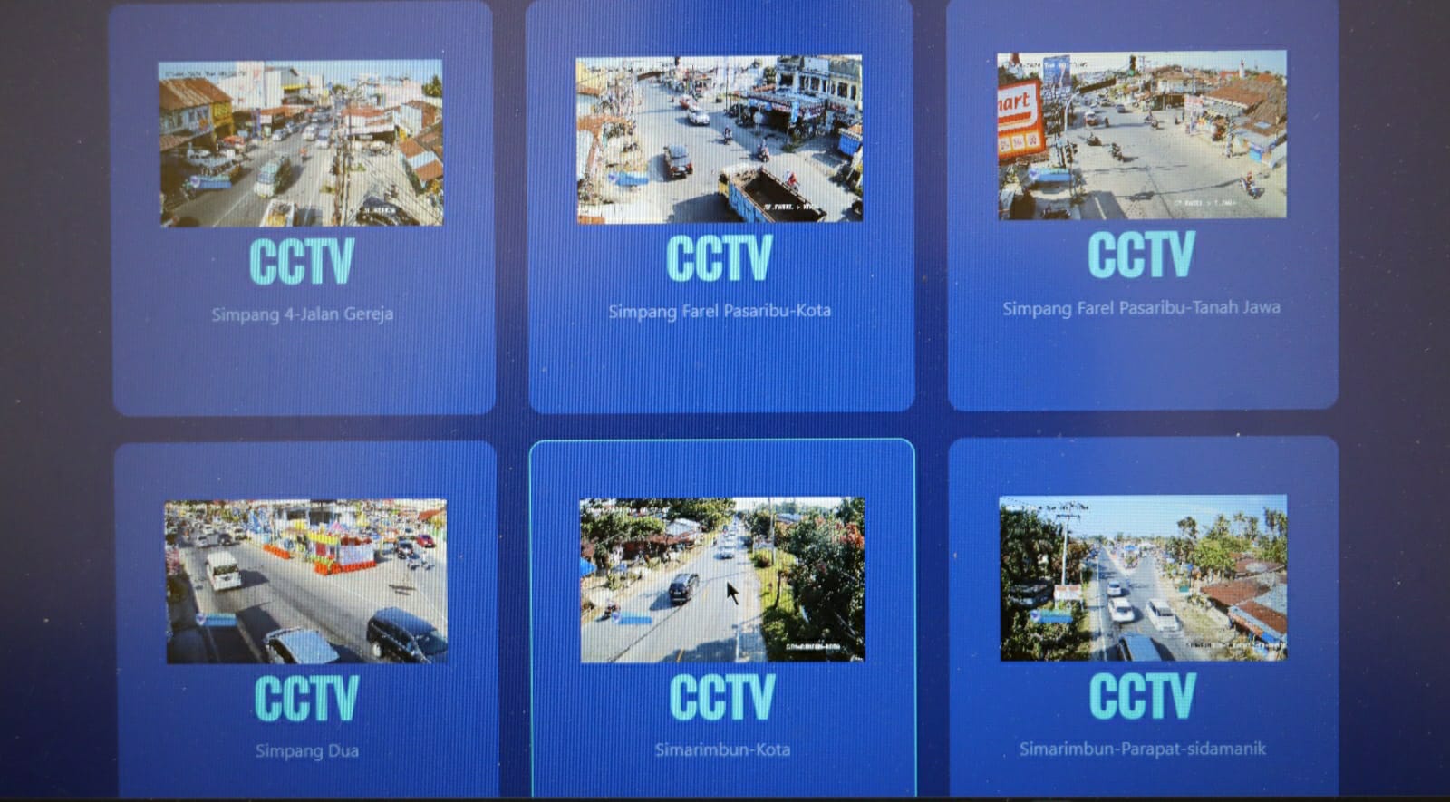 Pemudik Bisa Akses CCTV yang Terpasang di Persimpangan Jalan Pematangsiantar