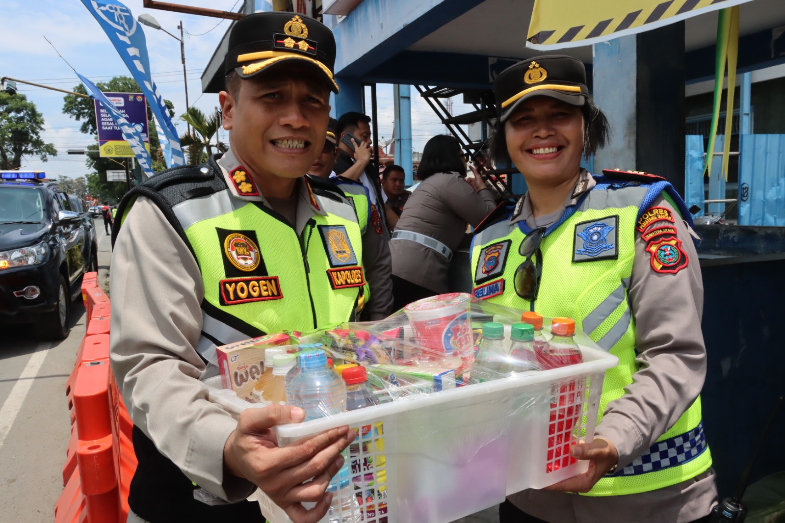 Kapolres Pematangsiantar Kembali Kunjungi Pospam dan Posyan Beri Bingkisan