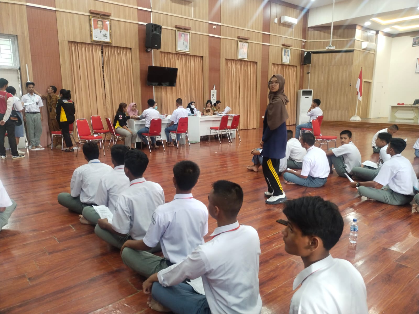 Seleksi Calon Paskibra, 143 Siswa SMA di Simalungun Ikuti Pemeriksaan Kesehatan