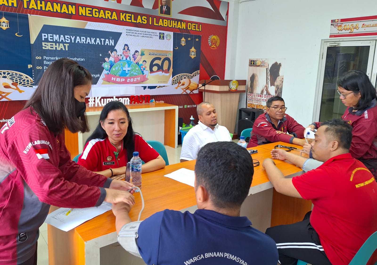 Rutan Labuhan Deli Periksa Kesehatan WBP