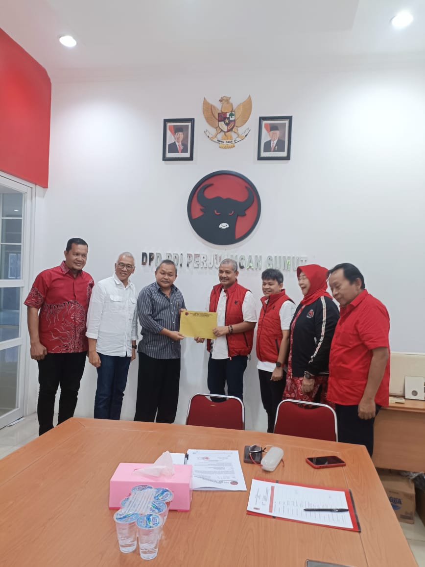 Edy Ambil Formulir Pendaftaran Balon Gubernur ke PDIP Sumut, Bobby Belum Ada Komunikasi