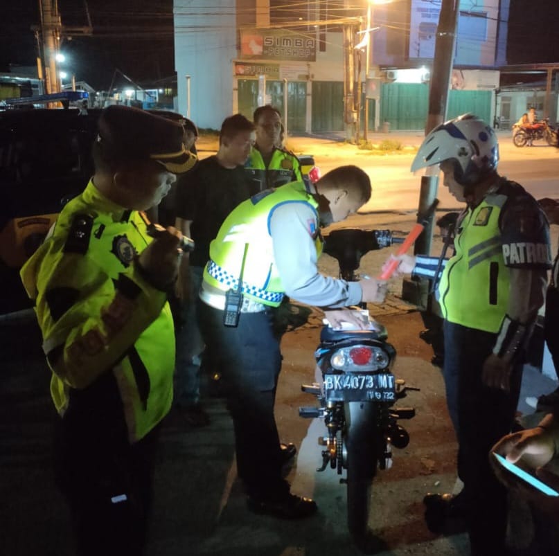 Polres Sergai Amankan Delapan Sepeda Motor Gunakan Knalpot Brong