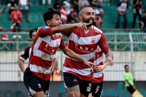 Liga 1, Madura United Kalahkan PSM Makassar 2-0