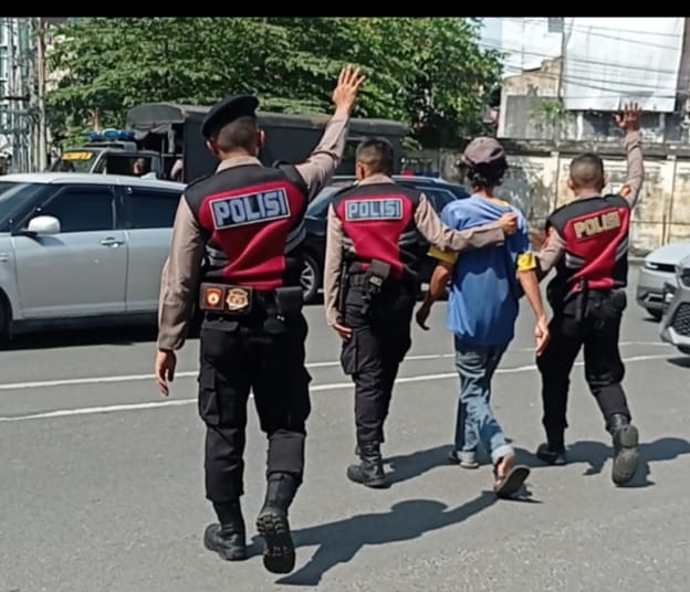Polrestabes Medan Amankan 99 Tukang Parkir Liar