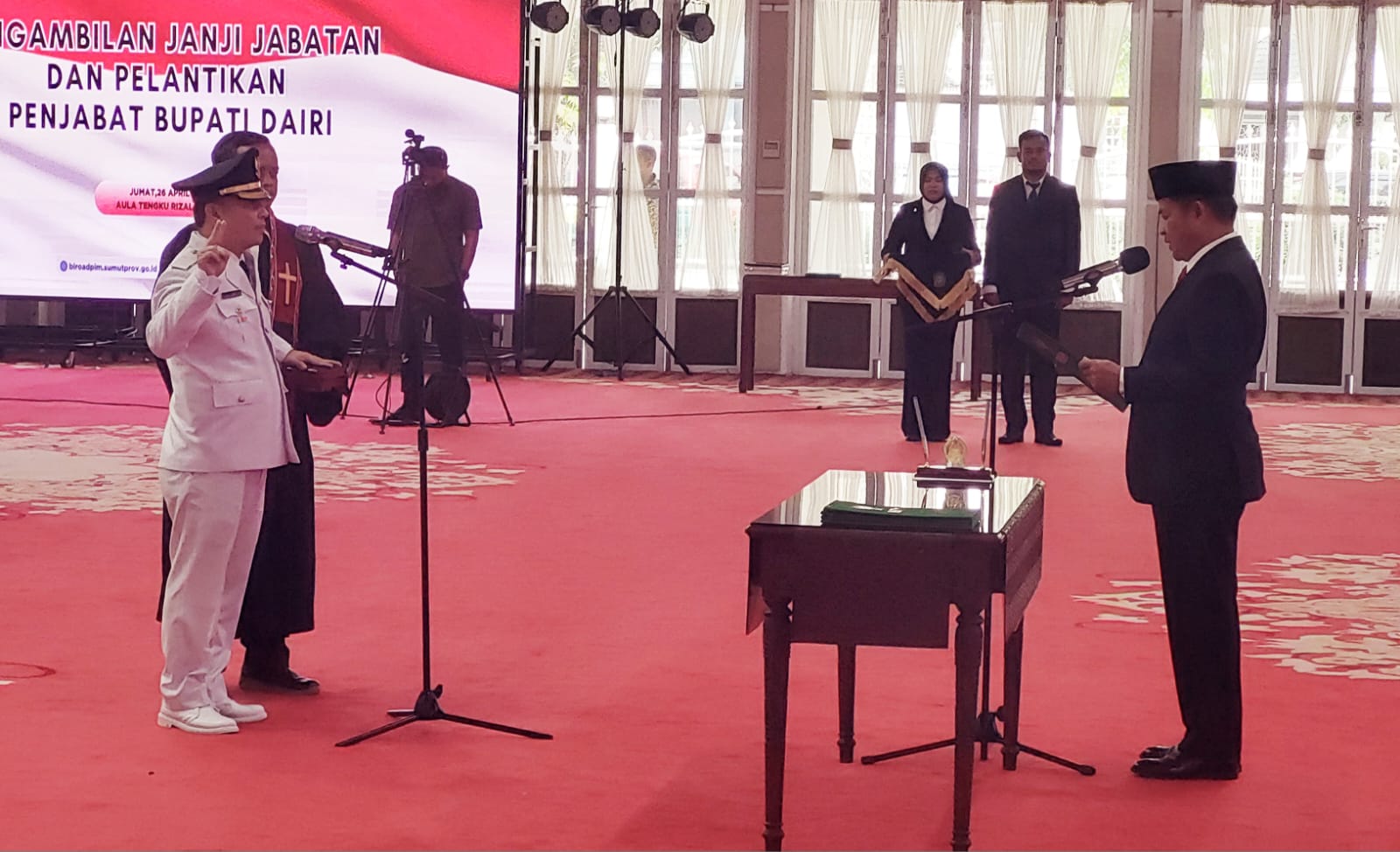 Surung Charles Lamhot Bantjin Jadi Pj Bupati Dairi