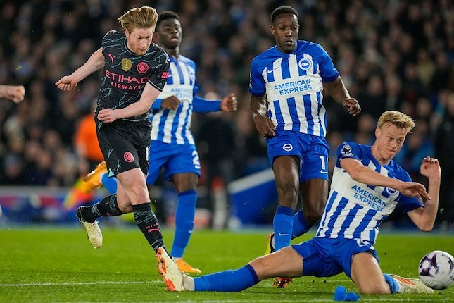 Liga Inggris, Manchester City Bantai Brighton 4-0
