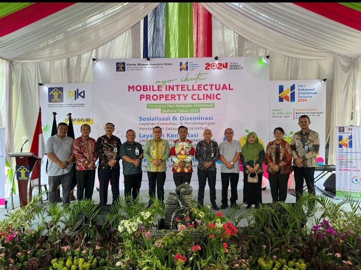 Kakanwil Kemenkumham Sumut Buka Kegiatan Mobile Intellectual Property Clinic