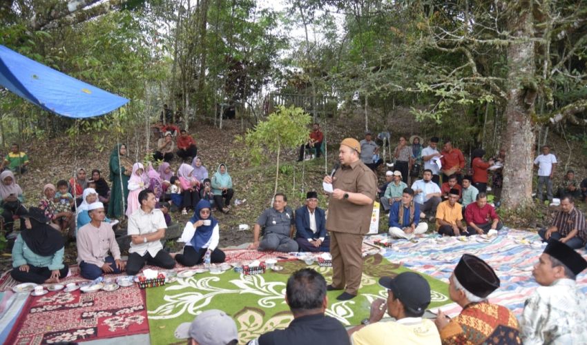 Pananaman Perdana Padi Bibit Varietas Unggul di Sipirok
