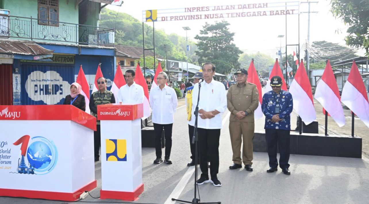 Resmikan IJD di NTB, Presiden Harap Kecepatan Logistik Makin Baik