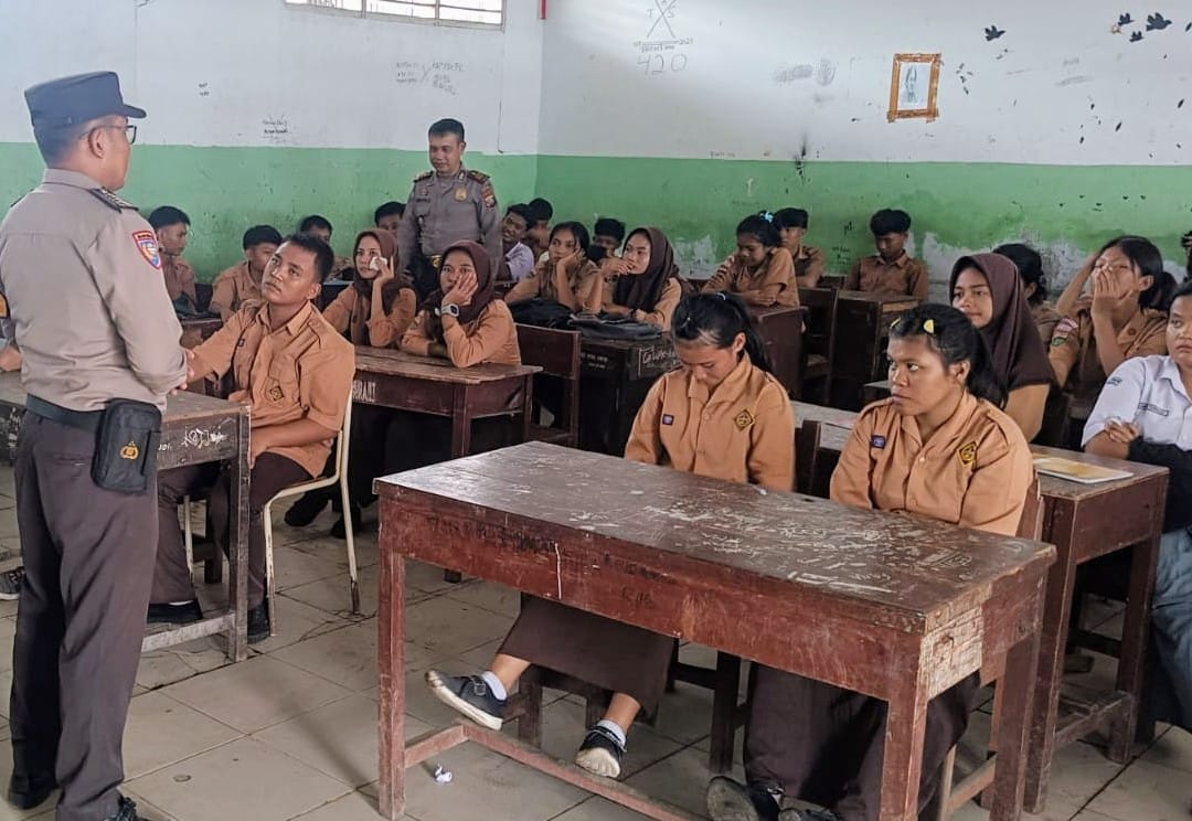 Sat Binmas Polres Belawan Gelar Penyuluhan di SMA  Nurani