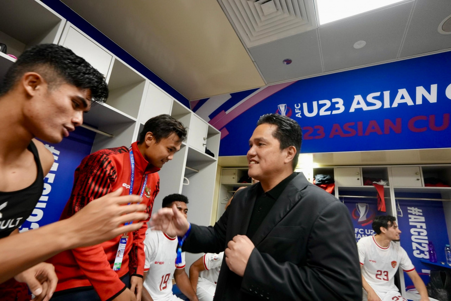 Erick Thohir Bangga dengan Perjuangan Garuda Muda