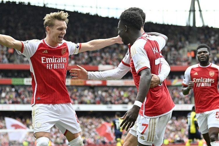 Liga Inggris, Arsenal Bantai Bournemouth