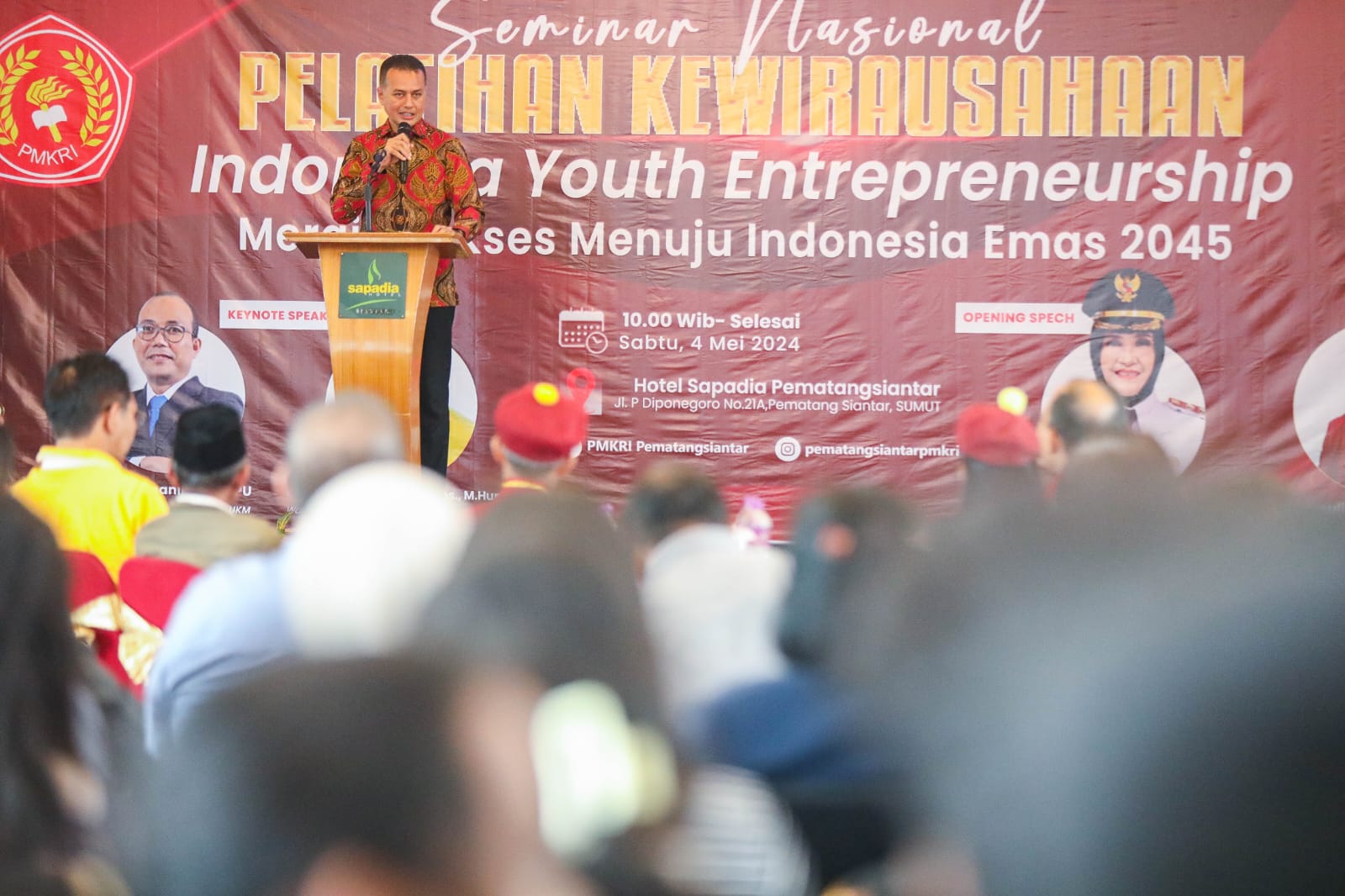 Ijeck Dorong PMKRI Kembangkan Potensi Daerah dengan Berwirausaha