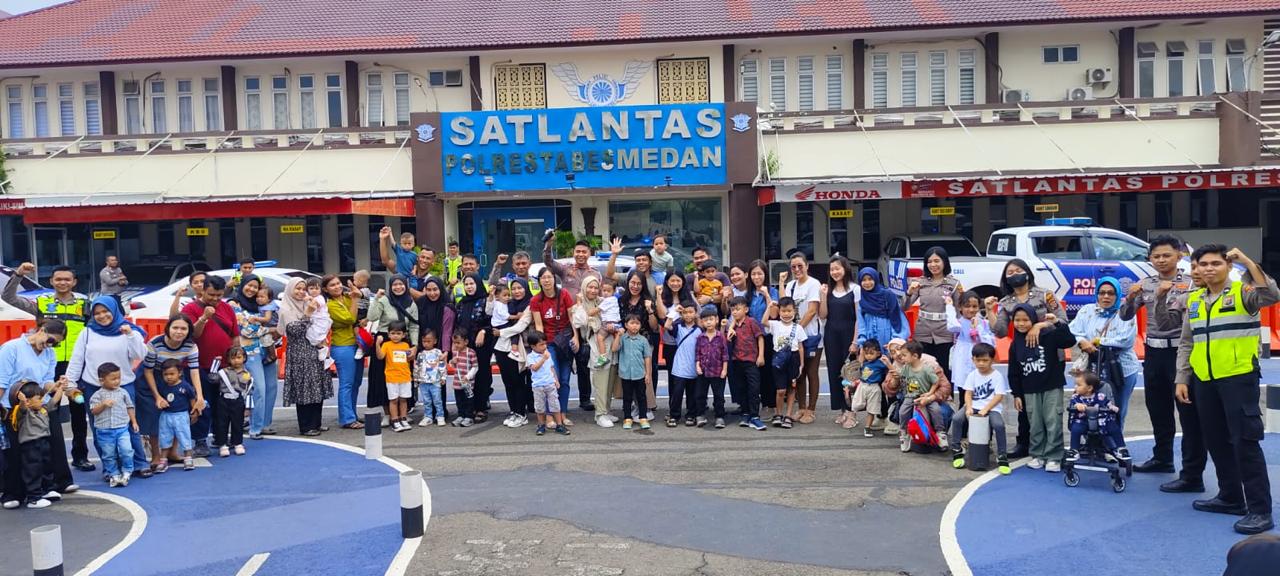 Sat Lantas Polrestabes Medan Gelar Polsanak