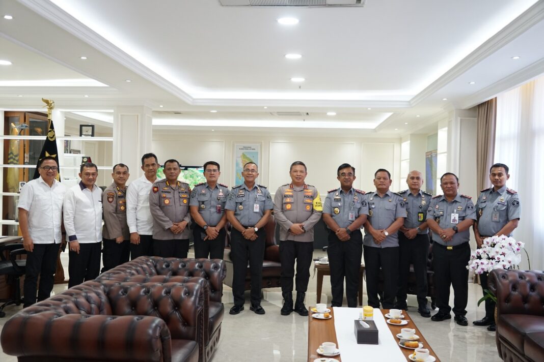 Tingkatkan Sinergitas, Kakanwil Kemenkumham Sumut Kunjungi Kapolda