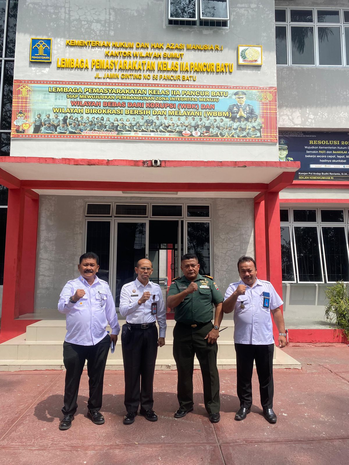 Terima Kunjungan Danramil 0201-14/PB, Lapas Pancurbatu Jalin Sinergi dengan TNI