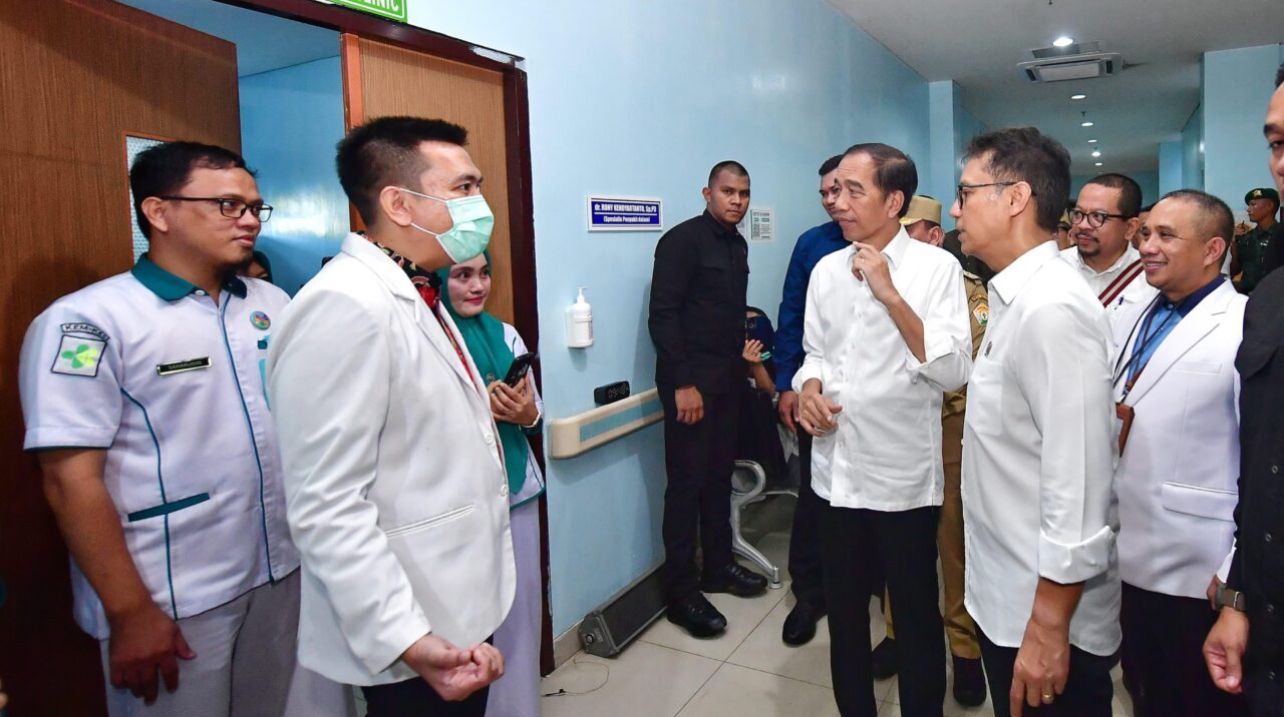 Tinjau BLUD RS Konawe, Presiden Jokowi Apresiasi Inisiatif Pendanaan Pembangunan