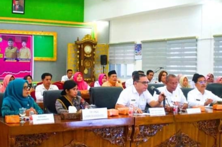 Pemkab Labuhanbatu Ikuti Penilaian Kinerja Delapan Aksi Konvergensi Penurunan Stunting