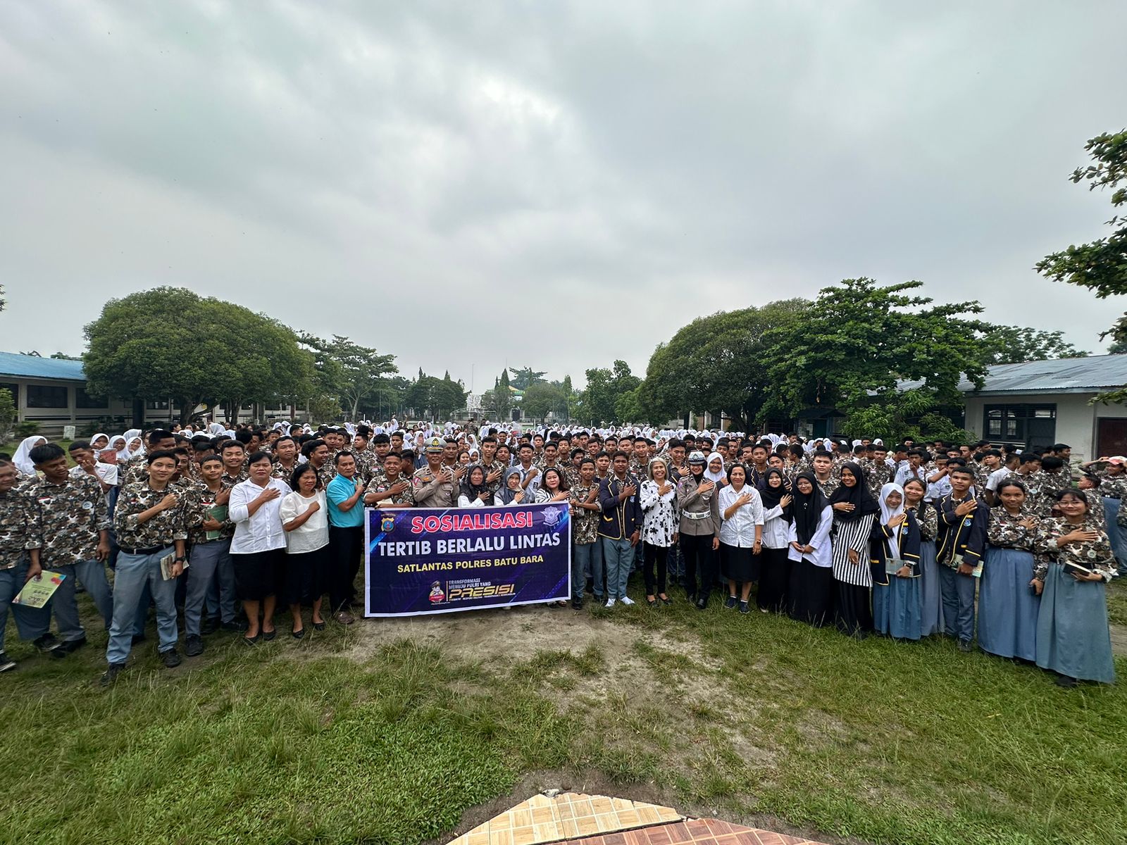 Polres Batubara Goes to School ke SMAN 1 Air Putih