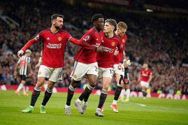 Liga Inggris, Manchester United Lawan Newcastle 3-2