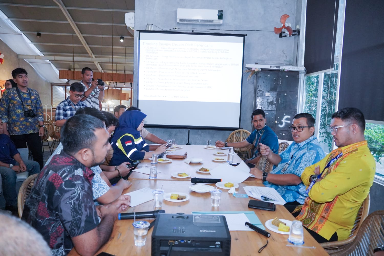 Rakor Percepatan Proyek Revitalisasi Kompleks Kebun Bunga