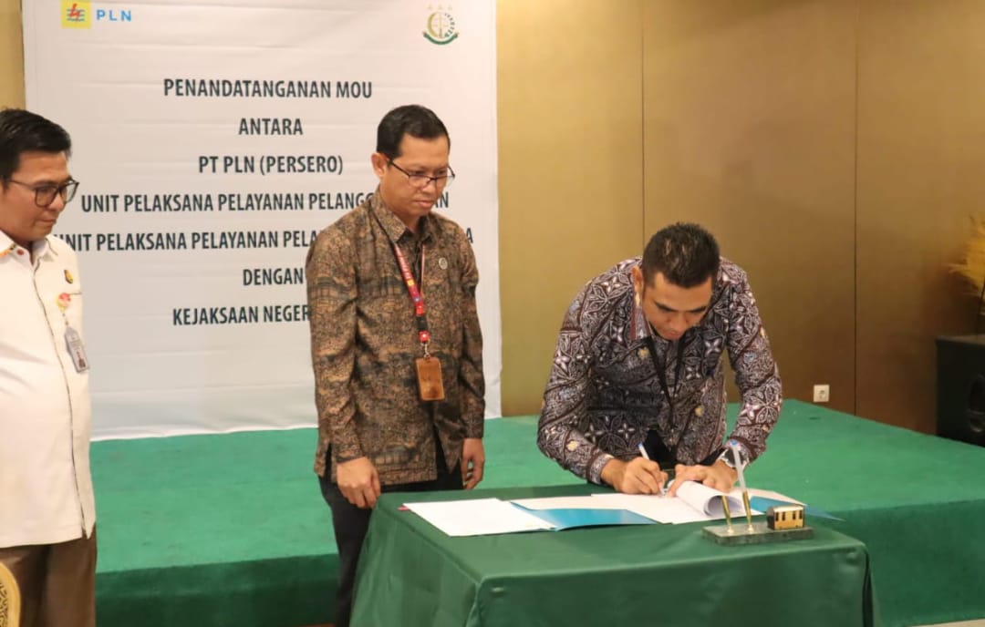 PLN UP3 Medan dan PLN UP3 Medan Utara Teken MoU dengan Kejari Medan