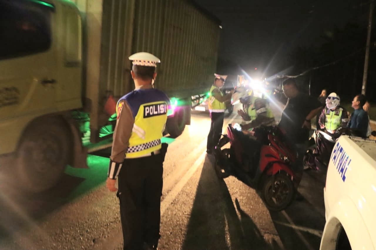 Polres Tanjungbalai Gelar Patroli Cegah Begal dan Geng Motor