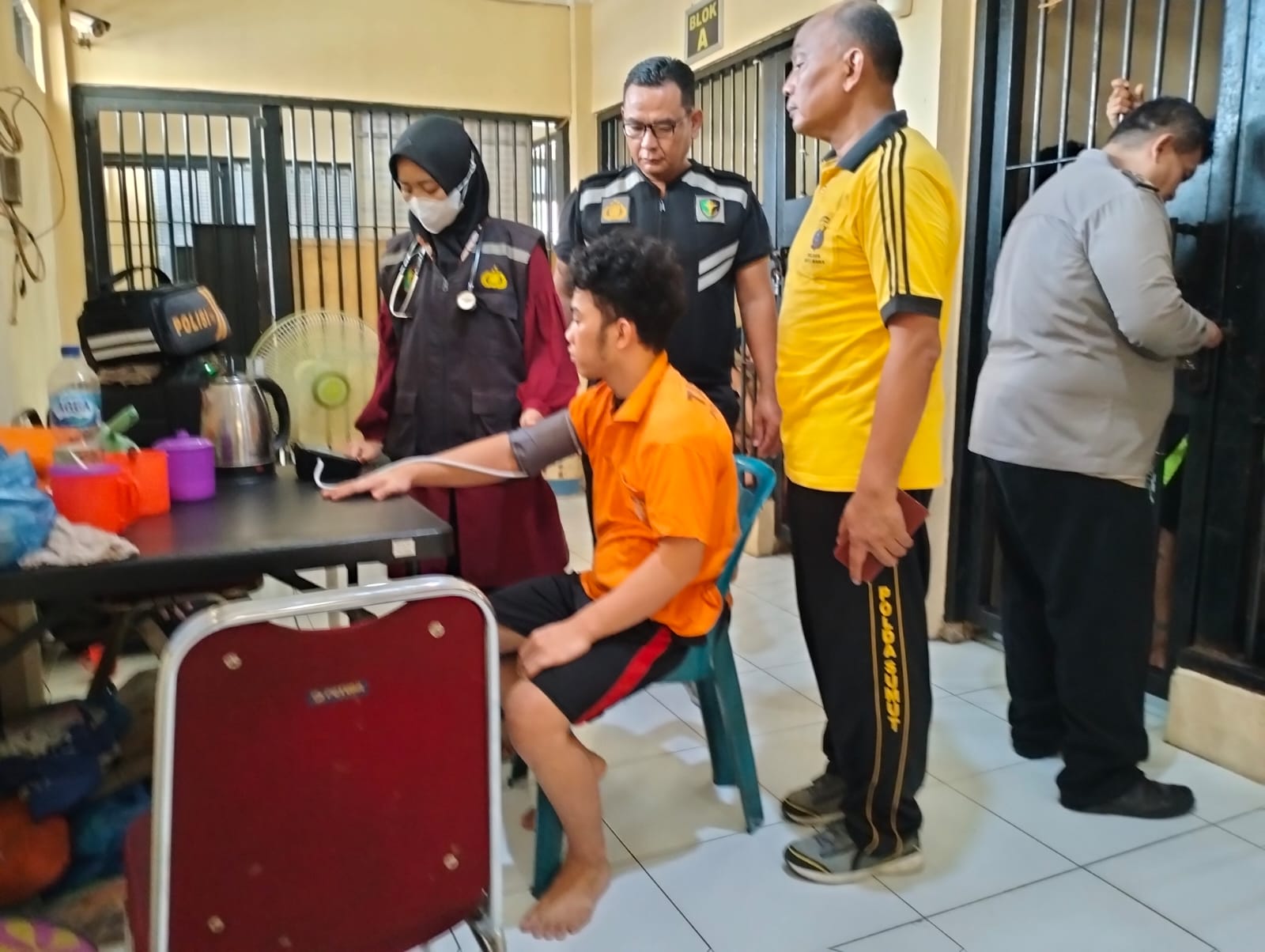 Polres Batubara Cek Kesehatan Tahanan